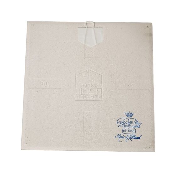 Royal Mosa Holland Delft Blue Tile Trivet Wall Hanging Windmill Farmer Birds - Picture 3 of 7